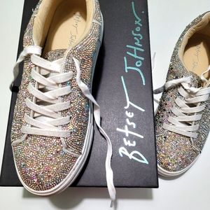 COPY - Betsy Johnson rhinestone sneakers